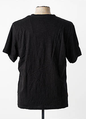 Tricou croială cambrată mâneci scurte negru DAYTONA bărbat