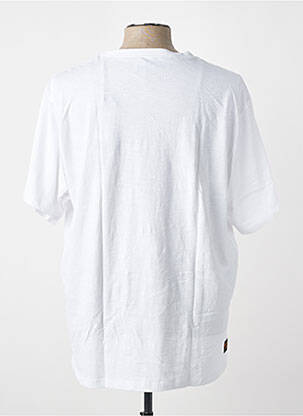 Tricou elasticitate mâneci scurte alb DAYTONA bărbat