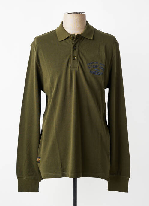 Polo mâneci lungi mâneci lungi verde DAYTONA homme