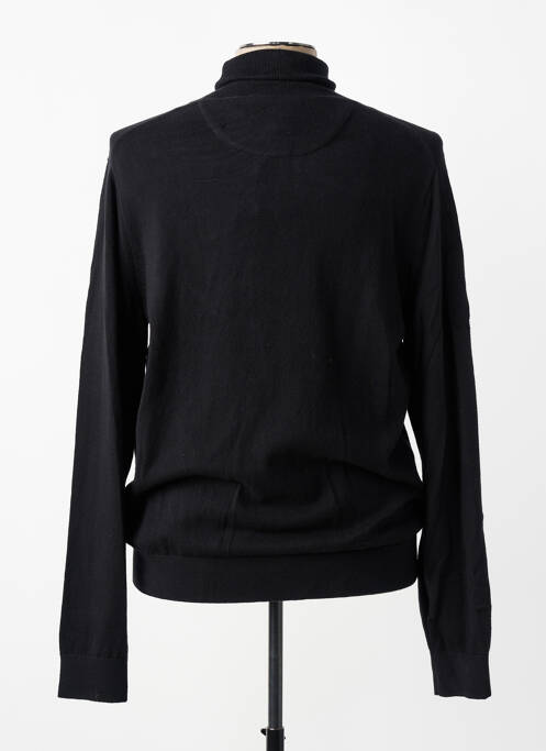 Pulover cu guler înalt elasticitate mâneci lungi negru DAYTONA homme