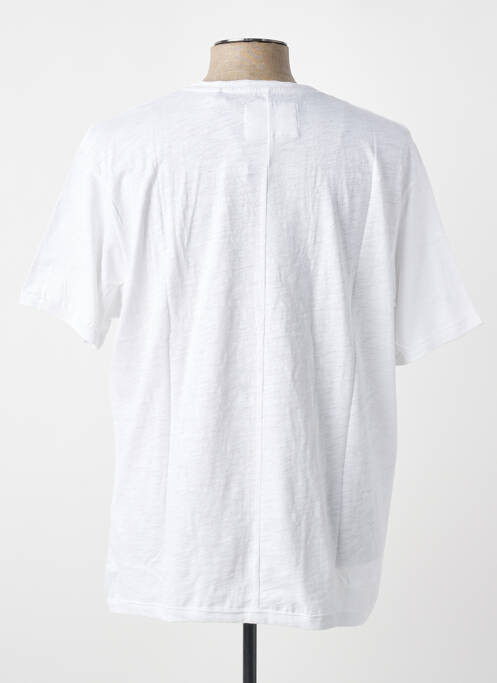 Tricou croială cambrată mâneci scurte alb DAYTONA homme