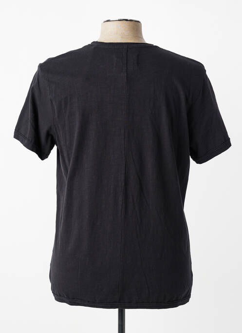 Tricou croială cambrată mâneci scurte negru DAYTONA homme