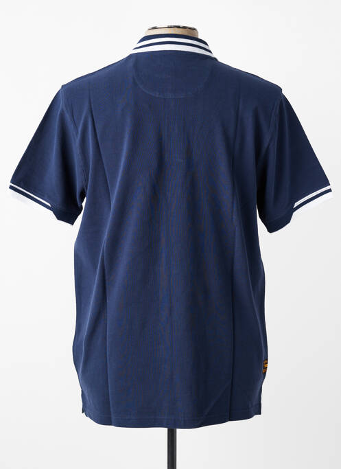 Polo elasticitate mâneci scurte albastru DAYTONA homme