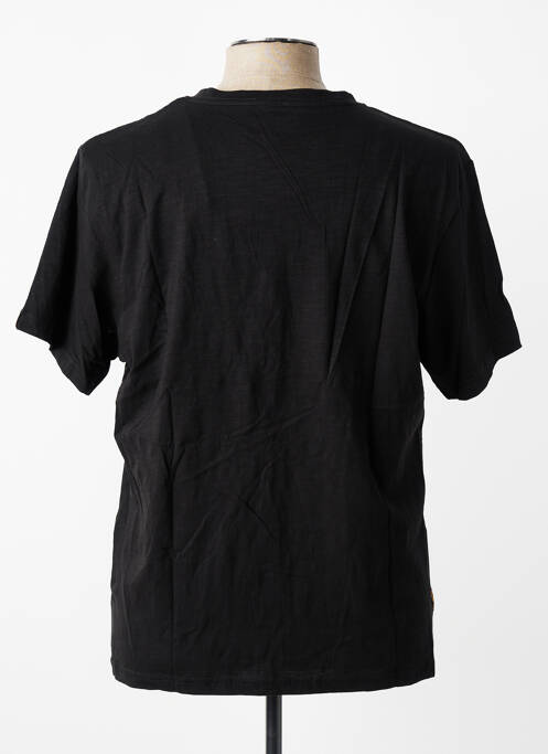 Tricou croială cambrată mâneci scurte negru DAYTONA homme