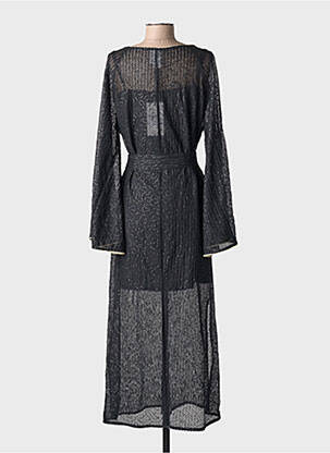 Rochie lungă mâneci lungi mâneci lungi negru ACCESS FASHION femeie