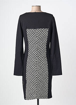 Rochie midi mâneci lungi mâneci lungi negru MALOKA femeie