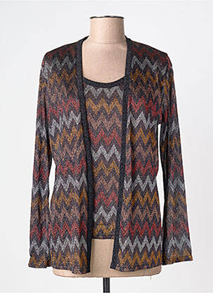 Twin-set croială fluidă albastru EMA BLUE'S femme