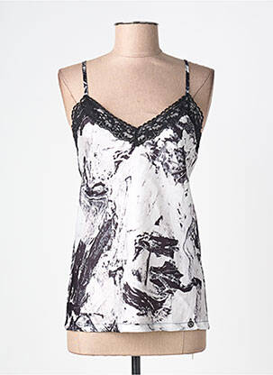 Top elasticitate bretele subțiri negru MALOKA femme