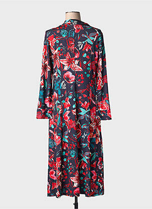 Rochie lungă mâneci lungi mâneci lungi albastru MALOKA femeie