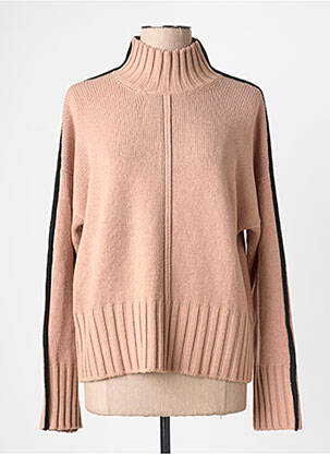 Vestă cu mâneci lungi strânsă pe partea de jos bej LES BLONDINETTES femme