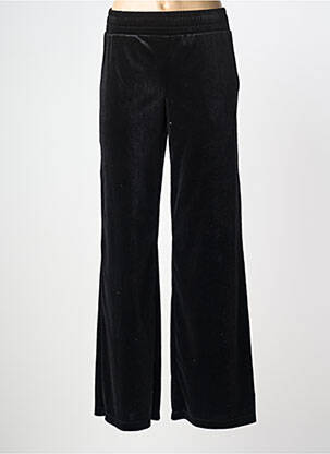 Pantalon evazat elasticitate talie înaltă negru ACCESS FASHION femeie