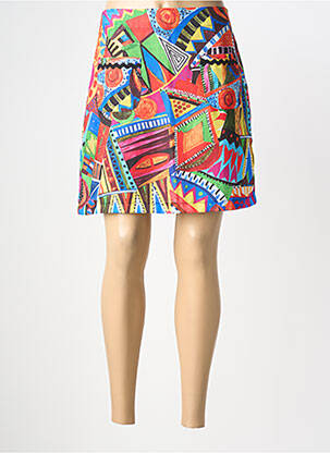 Fustă scurtă buzunare portocaliu MALOKA femme