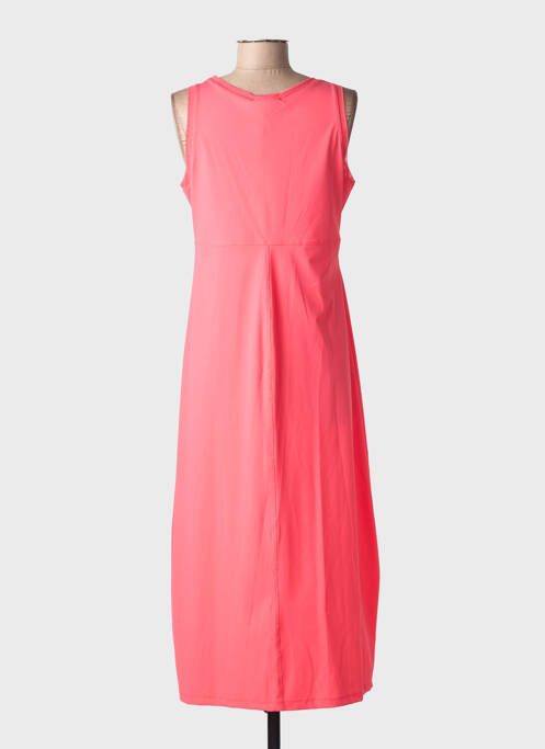 Rochie lungă fără mâneci fără mâneci roz MALOKA femme