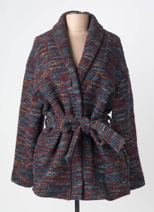 Palton scurt buzunare fără glugă albastru LA FEE MARABOUTEE femme