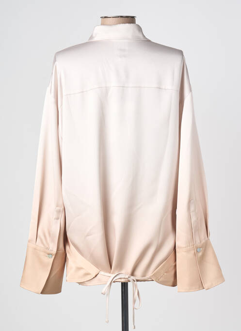 Cămașă mâneci lungi mâneci lungi bej ACCESS FASHION femme