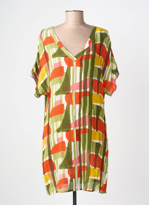 Rochie scurtă mâneci scurte mâneci scurte verde L'ATELIER D'ANNA femme