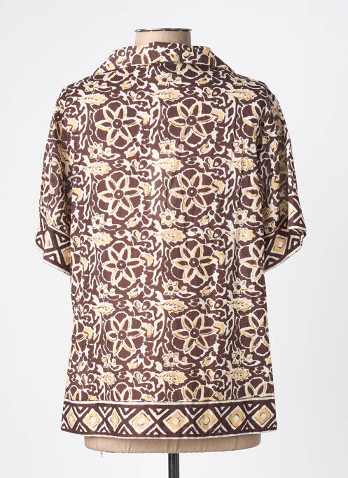 Cămașă mâneci scurte mâneci scurte maro AGATHE & LOUISE femme