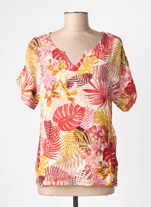 Top croială fluidă mâneci scurte roșu L'ATELIER D'ANNA femme