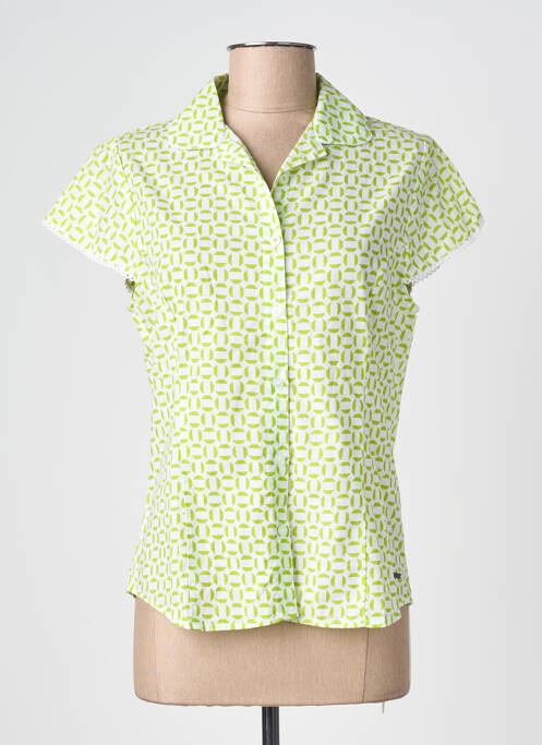 Cămașă mâneci scurte mâneci scurte verde AGATHE & LOUISE femme