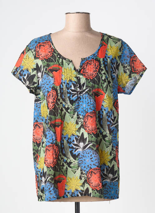 Top mâneci scurte mâneci scurte verde AGATHE & LOUISE femme