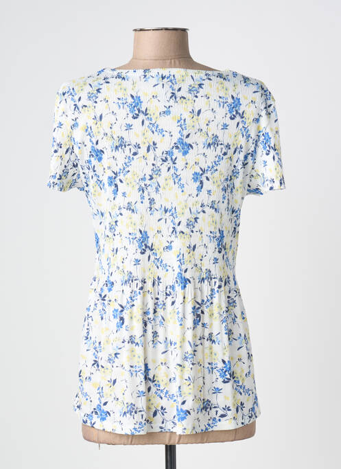 Top elasticitate mâneci scurte albastru VIE NOCTURNE femme