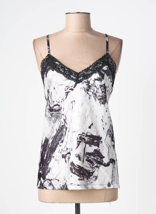 Top elasticitate bretele subțiri negru MALOKA femme