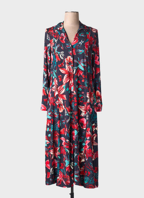 Rochie lungă mâneci lungi mâneci lungi albastru MALOKA femme