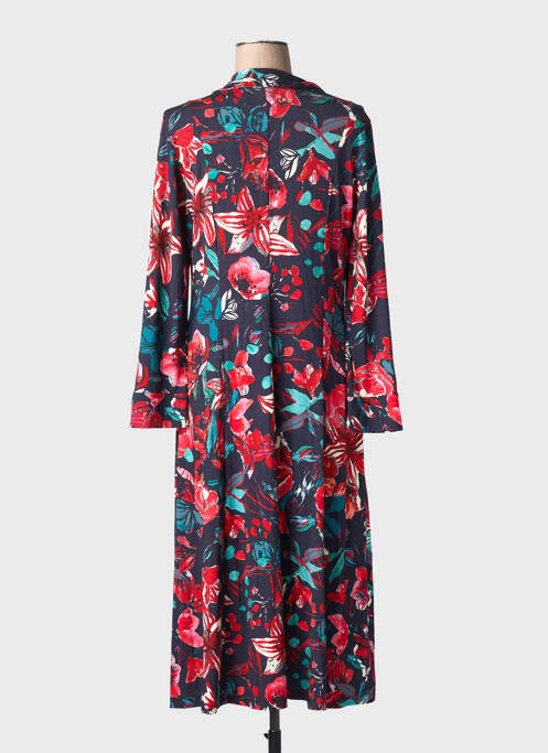 Rochie lungă mâneci lungi mâneci lungi albastru MALOKA femme