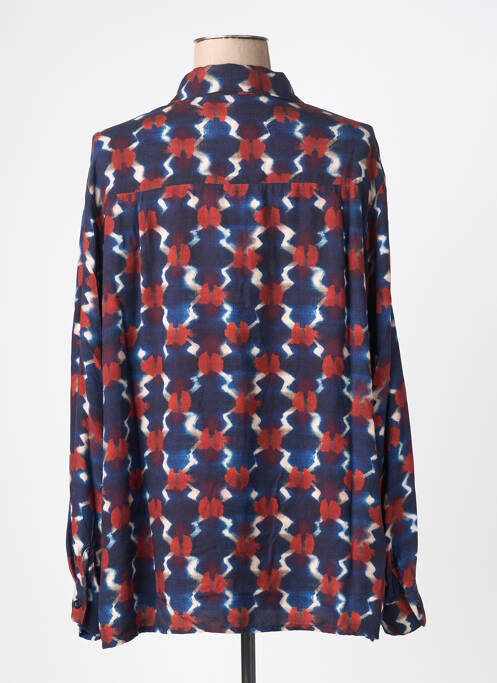 Cămașă imprimeu fantezie mâneci lungi albastru LA FEE MARABOUTEE femme