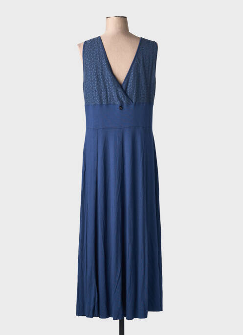 Rochie lungă fără mâneci fără mâneci albastru MALOKA femme