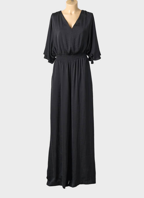 Salopetă-pantalon croială fluidă mâneci 3/4 negru ACCESS FASHION femme