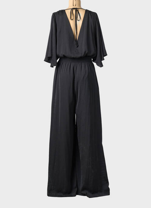 Salopetă-pantalon croială fluidă mâneci 3/4 negru ACCESS FASHION femme