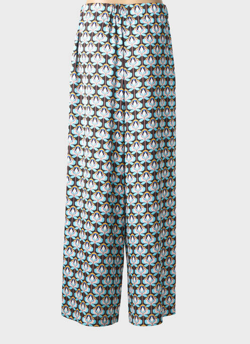 Pantalon larg închidere cu fermoar lateral albastru ACCESS FASHION femme