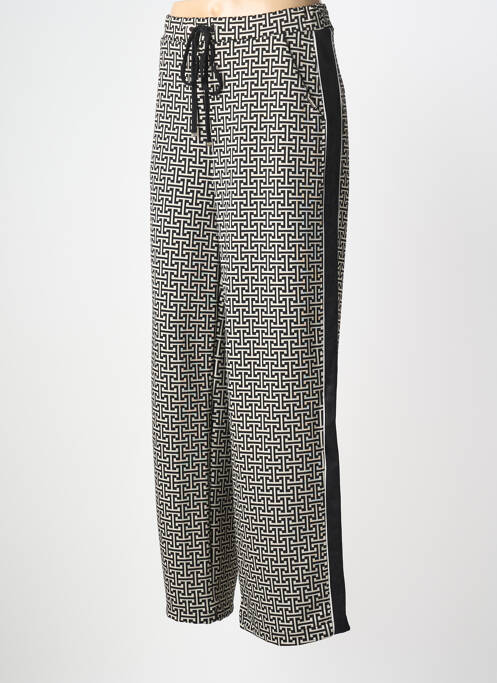 Pantalon larg buzunare mărime normală negru MALOKA femme