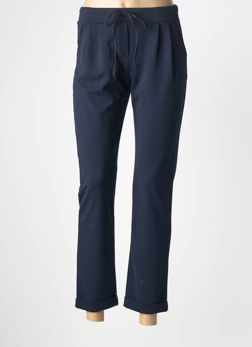 Pantalon 7/8 talie elastică mărime normală albastru LA FEE MARABOUTEE femme