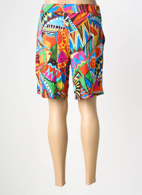 Bermudă talie elastică mărime normală portocaliu MALOKA femme