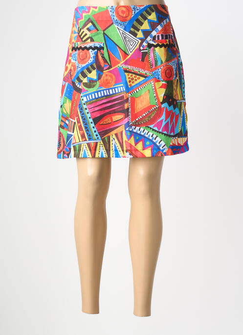 Fustă scurtă buzunare portocaliu MALOKA femme