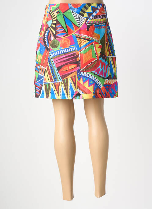 Fustă scurtă buzunare portocaliu MALOKA femme