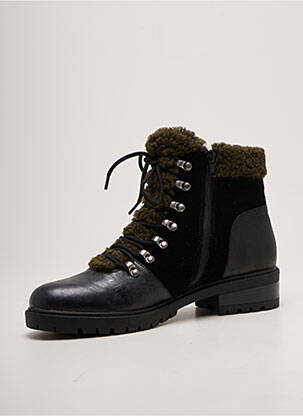 Botine/ghete toc mic toc plat până la 3 cm negru KARSTON femeie