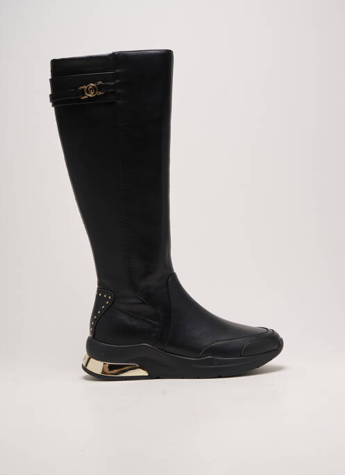 Cizme țesătură satinată toc de 4 la 6 cm negru LIU JO femme