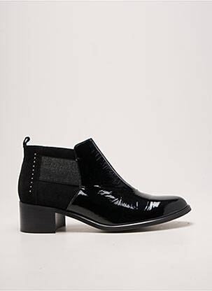 Botine/ghete toc de 4 la 6 cm negru KARSTON femeie