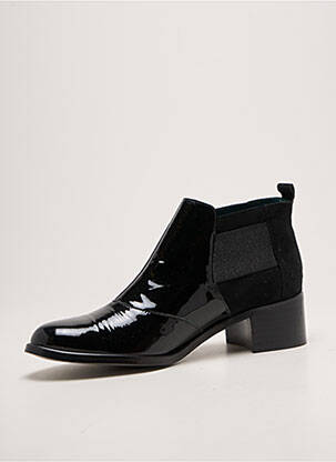 Botine/ghete toc de 4 la 6 cm negru KARSTON femeie