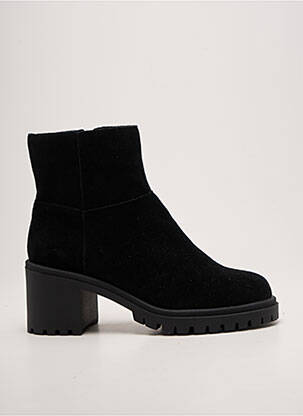 Botine/ghete toc pătrat toc de 7 la 9 cm negru EMILIE KARSTON femeie
