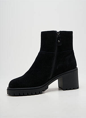 Botine/ghete toc pătrat toc de 7 la 9 cm negru EMILIE KARSTON femeie