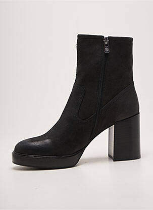 Botine/ghete toc pătrat toc de 7 la 9 cm negru EMILIE KARSTON femeie