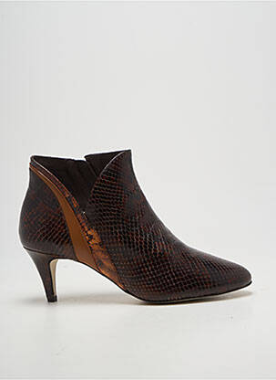 Botine/ghete vârf rotund toc de 7 la 9 cm maro MELLOW YELLOW femeie
