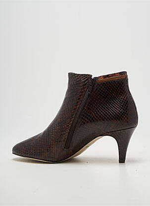 Botine/ghete vârf rotund toc de 7 la 9 cm maro MELLOW YELLOW femeie