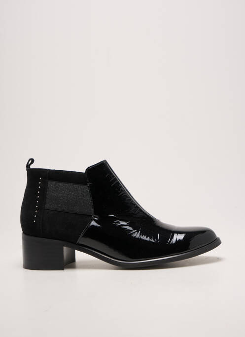 Botine/ghete toc de 4 la 6 cm negru KARSTON femme