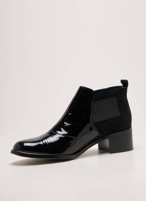 Botine/ghete toc de 4 la 6 cm negru KARSTON femme