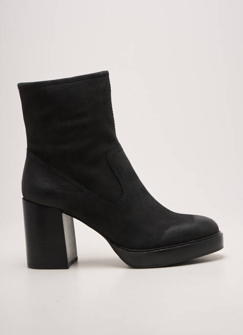 Botine/ghete toc pătrat toc de 7 la 9 cm negru EMILIE KARSTON femme